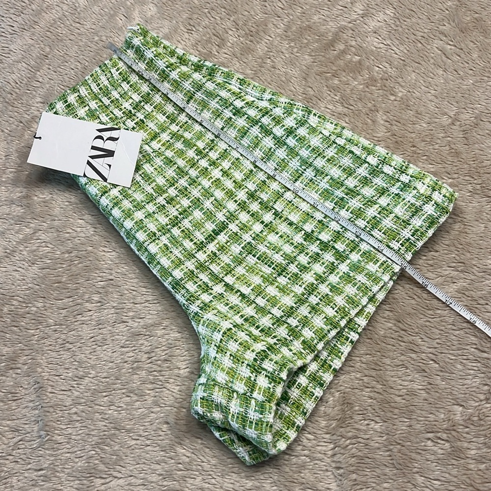 ZARA Tweed High Waist Shorts - Picture 14 of 14